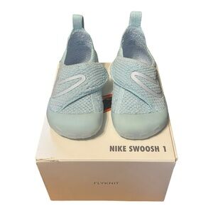 Size 6C Nike Swoosh 1 TD Glacier Blue Toddler Infant Casual Shoes FB3244-402 NEW